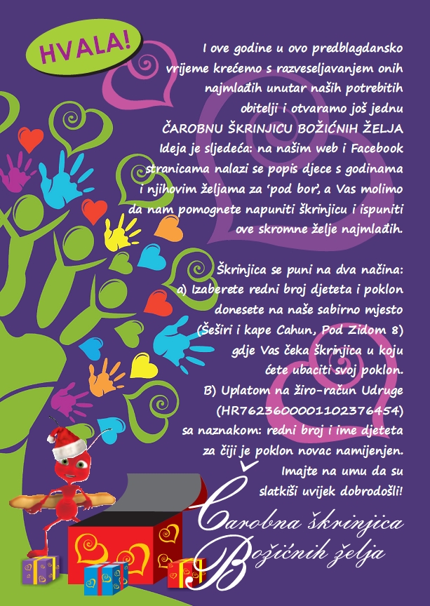 ČAROBNA ŠKRINJICA BOŽIĆNIH ŽELJA